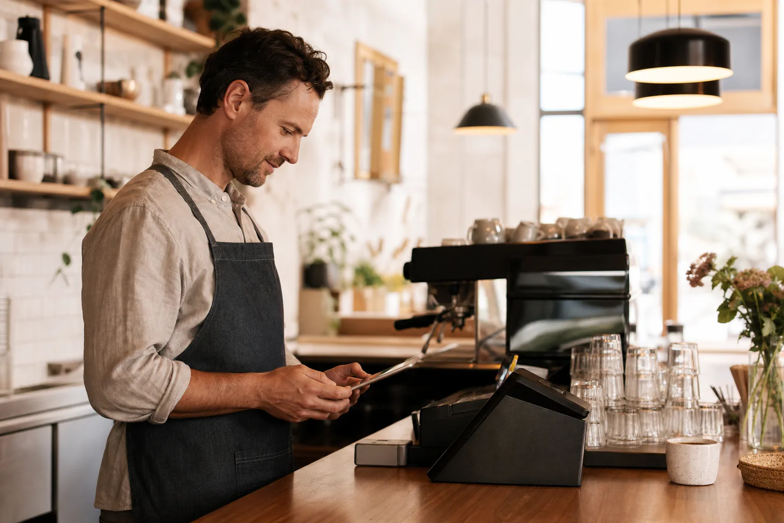 Hospitality business owner managing day-to-day work for Cafes Bookkeeping in Mornington Peninsula, Melbourne and across Victoria